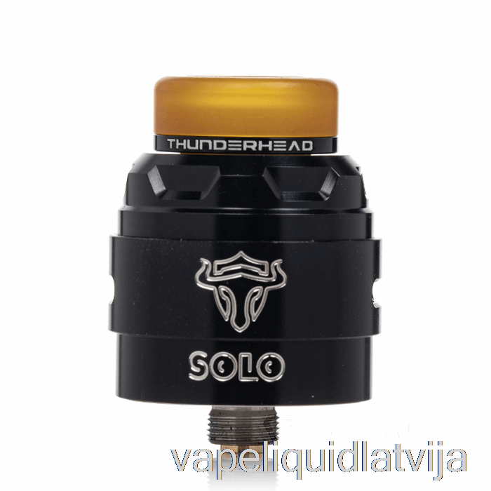 Thunderhead Creations Tauren Solo V1.5 24mm Rda Sudraba Melns Vape šķidrums